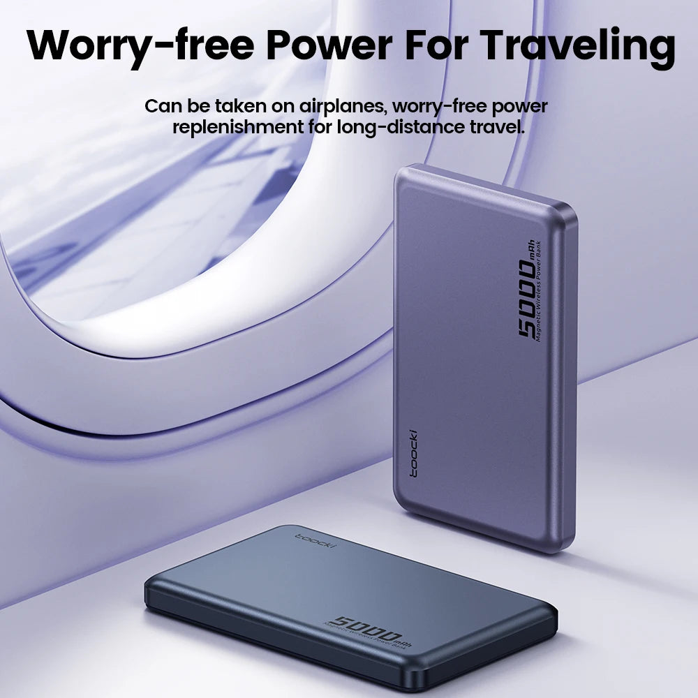 Ultra-Slim 10,000mAh Magnetic Power Bank